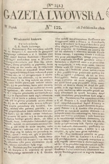 Gazeta Lwowska. 1822, nr 122