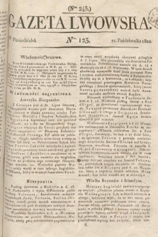 Gazeta Lwowska. 1822, nr 123