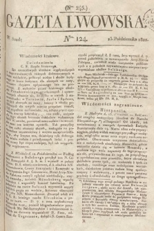 Gazeta Lwowska. 1822, nr 124