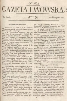 Gazeta Lwowska. 1822, nr 135