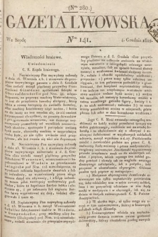 Gazeta Lwowska. 1822, nr 141