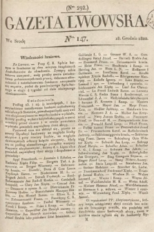 Gazeta Lwowska. 1822, nr 147