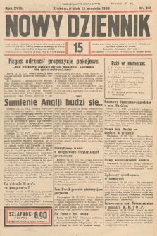 Nowy Dziennik. 1935, nr 341