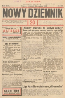 Nowy Dziennik. 1935, nr 350
