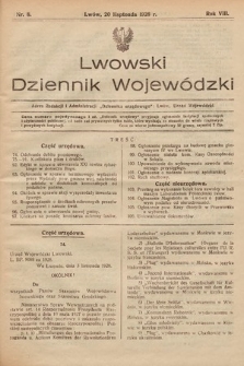 Lwowski Dziennik Wojewódzki. 1928, nr 8