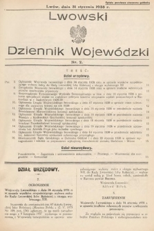 Lwowski Dziennik Urzędowy. 1938, nr 2