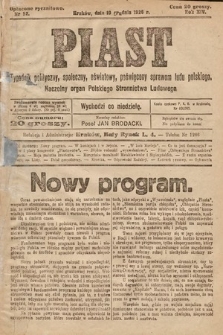 Piast : tygodnik polityczny, społeczny, oświatowy, poświęcony sprawom ludu polskiego : Naczelny organ Polskiego Stronnictwa Ludowego. 1926, nr 52