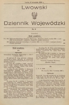 Lwowski Dziennik Wojewódzki. 1930, nr 11