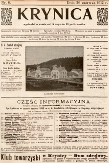 Krynica. 1912, nr 6