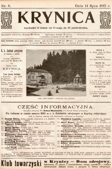 Krynica. 1912, nr 8
