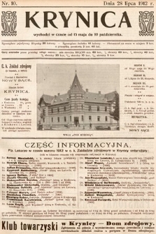 Krynica. 1912, nr 10