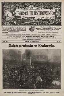 Nowości Illustrowane. 1918, nr 8