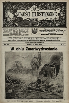 Nowości Illustrowane. 1918, nr 13