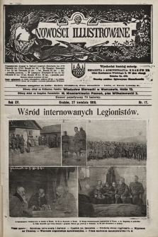 Nowości Illustrowane. 1918, nr 17