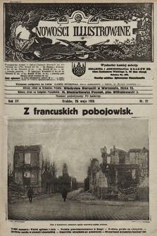 Nowości Illustrowane. 1918, nr 21