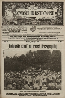 Nowości Illustrowane. 1918, nr 28