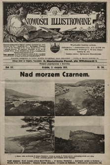 Nowości Illustrowane. 1918, nr 34