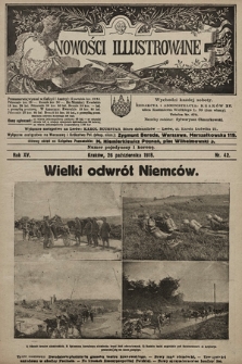 Nowości Illustrowane. 1918, nr 42