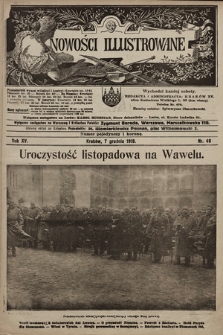 Nowości Illustrowane. 1918, nr 48