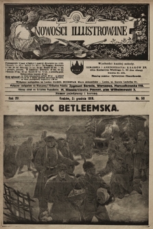 Nowości Illustrowane. 1918, nr 50