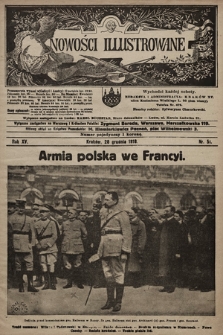 Nowości Illustrowane. 1918, nr 51