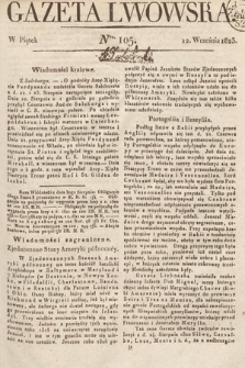Gazeta Lwowska. 1823, nr 105