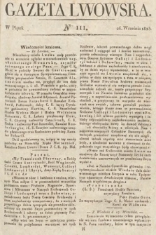 Gazeta Lwowska. 1823, nr 111