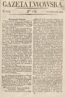 Gazeta Lwowska. 1823, nr 118