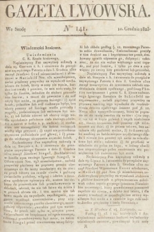 Gazeta Lwowska. 1823, nr 141