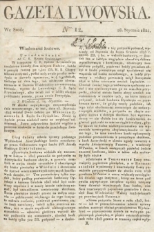 Gazeta Lwowska. 1824, nr 12