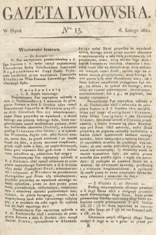 Gazeta Lwowska. 1824, nr 15