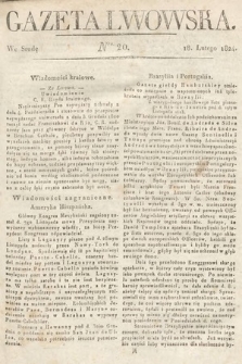 Gazeta Lwowska. 1824, nr 20