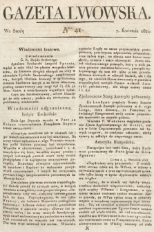 Gazeta Lwowska. 1824, nr 41
