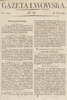 Gazeta Lwowska. 1824, nr 61