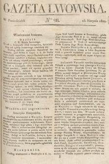 Gazeta Lwowska. 1824, nr 98