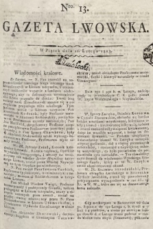 Gazeta Lwowska. 1813, nr 13