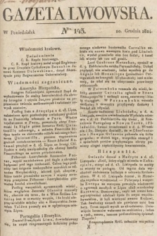 Gazeta Lwowska. 1824, nr 145