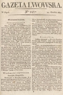 Gazeta Lwowska. 1824, nr 147