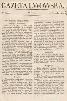 Gazeta Lwowska. 1825, nr 3