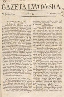 Gazeta Lwowska. 1825, nr 4