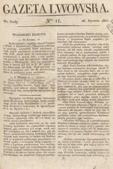 Gazeta Lwowska. 1825, nr 11
