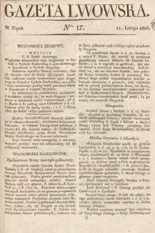 Gazeta Lwowska. 1825, nr 17