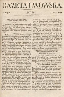 Gazeta Lwowska. 1825, nr 26