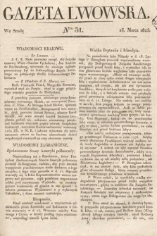 Gazeta Lwowska. 1825, nr 31