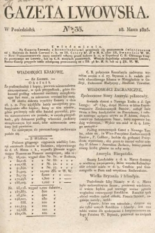 Gazeta Lwowska. 1825, nr 35