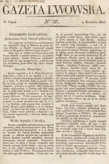 Gazeta Lwowska. 1825, nr 37