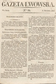 Gazeta Lwowska. 1825, nr 38