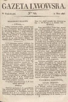 Gazeta Lwowska. 1825, nr 49