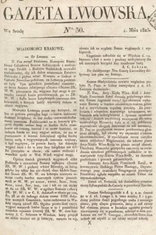Gazeta Lwowska. 1825, nr 50