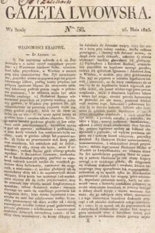 Gazeta Lwowska. 1825, nr 58